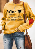 Wine Goblet Sweatshirt