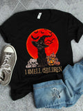 Black Cat Halloween Tee