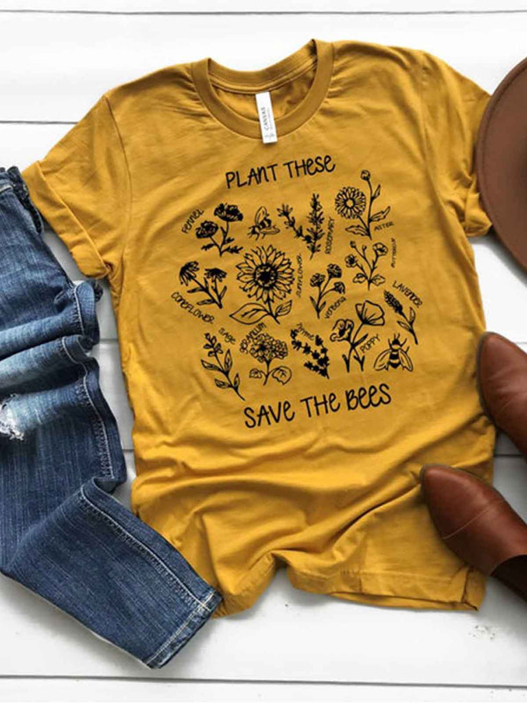 Plant these Save the Bees Tee