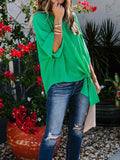 Solid Tie Hem Top