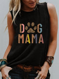 Women's Dog Mama Cotton Tank Top