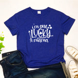 I'm One Lucky Mama Short Sleeve T-shirt