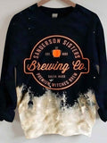 Tie Dye Sanderson Sisters Coffee Sweatshirt