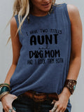 Women's I Have Two Titles (Black Text) Tank Top