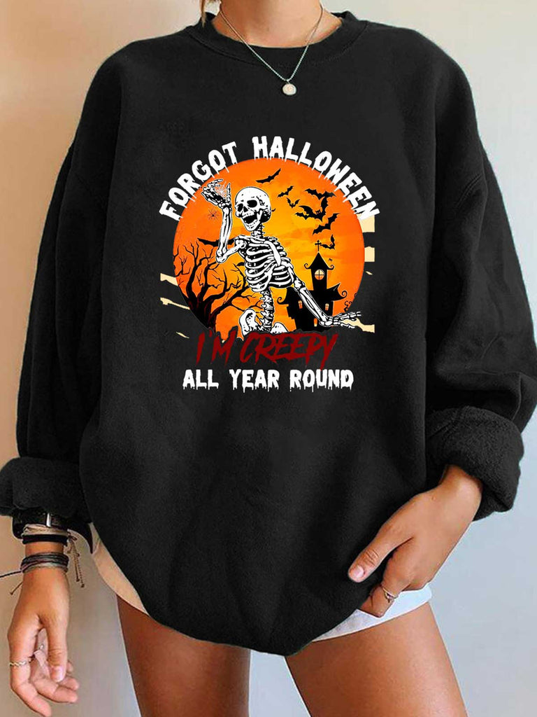 Forget Halloween Skeleton Sweatshirt