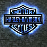 Personalized Motorcycle Neon LED Wall Art