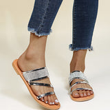 Chic Shiny Flat Slippers