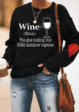 Wine Goblet Sweatshirt