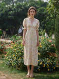Floral Printed Maxi Dress