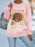 Old Hippies Don't Die Crew Sweatshirt