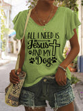 Women's All I Need Is Jesus And My Dog T-Shirt