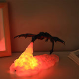 3D Printed LED Fire Dragon Night Light
