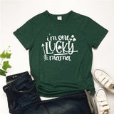 I'm One Lucky Mama Short Sleeve T-shirt