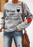 Wine Glass Sweatshirt