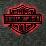 Personalized Motorcycle Neon LED Wall Art
