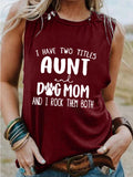 Women's I Have Two Titles (White Text) Tank Top