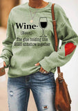 Wine Goblet Sweatshirt