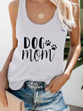 Women's Dog Mom Cotton Tank Top