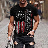 Men's 1776 Vintage USA Flag T-Shirt