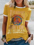 Old Hippies Don't Die Crew Neck Tee