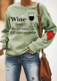 Wine Glass Sweatshirt