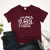 I'm One Lucky Mama Short Sleeve T-shirt