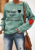 Wine Glass Sweatshirt