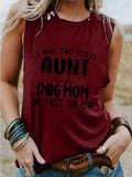 Women's I Have Two Titles (Black Text) Tank Top