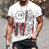 Men's 1776 Vintage USA Flag T-Shirt