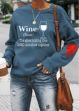 Wine Goblet Sweatshirt