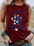 Women's Life Is Better With Dogs Around Tank Top