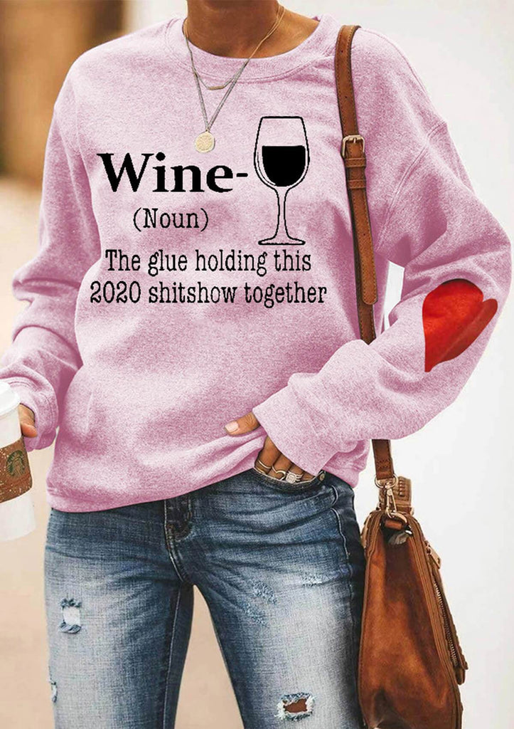 Wine Glass Sweatshirt