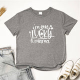 I'm One Lucky Mama Short Sleeve T-shirt