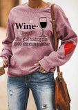 Wine Glass Sweatshirt