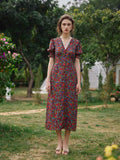 Floral Printed Maxi Dress