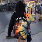 Tie Dye Color Block Sanderson Hoodie