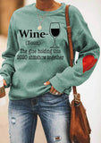 Wine Goblet Sweatshirt