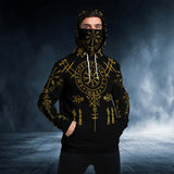 Helm Of Awe Symbol - Viking 3D All Over Printed Hoodie