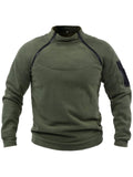 Tactical Soft Shell Zip Warm Fleece Sweater