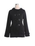 Button Down & Zip Fleece Hoodie Parka Jackets Coat