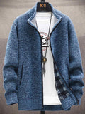 Men's Add Velvet Thickened Sweater Jacket