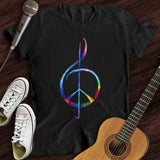 Peace Music Tie Dye T-Shirt