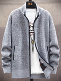 Men's Add Velvet Thickened Sweater Jacket