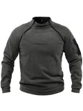 Tactical Soft Shell Zip Warm Fleece Sweater