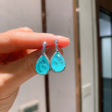 Silver Tourmaline Gemstone Set