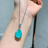 Silver Tourmaline Gemstone Set