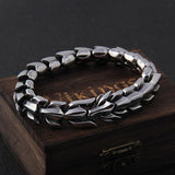 Hue Ouroboros Stainless Steel Bracelet