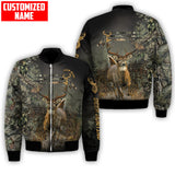 Personalized Name Deer Hunting Camo Unisex Shirts
