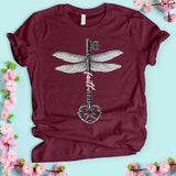 Dragonfly Key Art Faith T-shirt