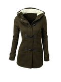 Button Down & Zip Fleece Hoodie Parka Jackets Coat